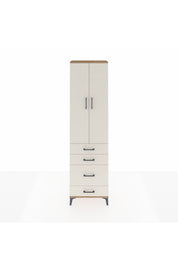Arges Dolap 2 Raflı 4 Çekmeceli Tek Askılı 60x30x221 - S29M061V7A