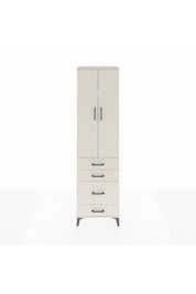 Arges Dolap 3 Raflı 4 Çekmeceli 2 Kapaklı 60x30x221 - S29M062V1A