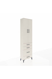 Arges Dolap 3 Raflı 4 Çekmeceli 2 Kapaklı 60x30x221 - S29M062V1A