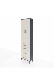 Arges Dolap 3 Raflı 4 Çekmeceli 2 Kapaklı 60x30x221 - S29M062V4A