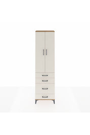 Arges Dolap 3 Raflı 4 Çekmeceli 2 Kapaklı 60x30x221 - S29M062V7A