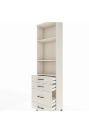 Arges Dolap 3 Raflı 4 Çekmeceli 60x30x221 - S29M063V1A