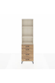Arges Dolap 3 Raflı 4 Çekmeceli 60x30x221 - S29M063V3A