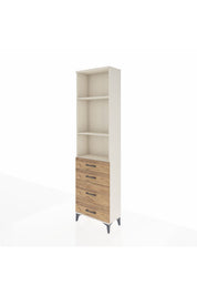 Arges Dolap 3 Raflı 4 Çekmeceli 60x30x221 - S29M063V3A