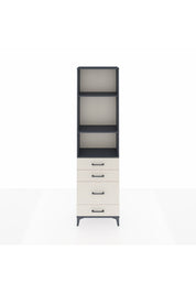 Arges Dolap 3 Raflı 4 Çekmeceli 60x30x221 - S29M063V4A