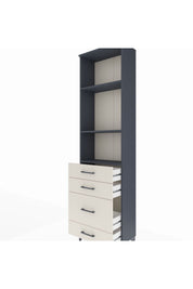 Arges Dolap 3 Raflı 4 Çekmeceli 60x30x221 - S29M063V4A