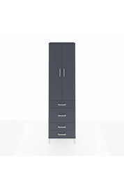 Arges Dolap 2 Raflı 4 Çekmeceli Tek Askılı 60x30x221 - S29M064V5A