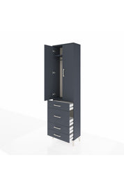 Arges Dolap 2 Raflı 4 Çekmeceli Tek Askılı 60x30x221 - S29M064V5A