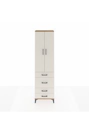 Arges Dolap 2 Raflı 4 Çekmeceli Tek Askılı 60x30x221 - S29M064V7A