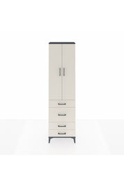 Arges Dolap 3 Raflı 4 Çekmeceli 2 Kapaklı 60x30x221 - S29M065V4A