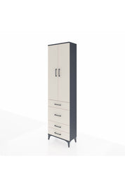 Arges Dolap 3 Raflı 4 Çekmeceli 2 Kapaklı 60x30x221 - S29M065V4A