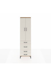 Arges Dolap 3 Raflı 4 Çekmeceli 2 Kapaklı 60x30x221 - S29M065V7A
