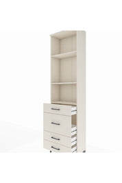 Arges Dolap 3 Raflı 4 Çekmeceli 60x30x221 - S29M066V1A
