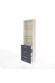 Arges Dolap 3 Raflı 4 Çekmeceli 60x30x221 - S29M066V2A