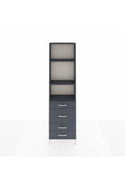 Arges Dolap 3 Raflı 4 Çekmeceli 60x30x221 - S29M066V5A