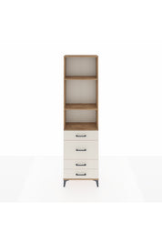 Arges Dolap 3 Raflı 4 Çekmeceli 60x30x221 - S29M066V7A