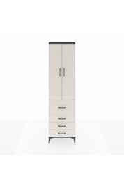 Arges Dolap 2 Raflı 4 Çekmeceli Tek Askılı 60x30x221 - S29M067V4A