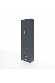 Arges Dolap 2 Raflı 4 Çekmeceli Tek Askılı 60x30x221 - S29M067V5A