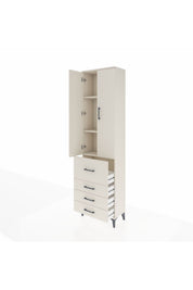 Arges Dolap 3 Raflı 4 Çekmeceli 2 Kapaklı 60x30x221 - S29M068V1A
