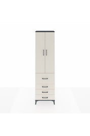 Arges Dolap 3 Raflı 4 Çekmeceli 2 Kapaklı 60x30x221 - S29M068V4A