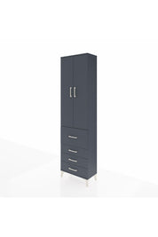 Arges Dolap 3 Raflı 4 Çekmeceli 2 Kapaklı 60x30x221 - S29M068V5A