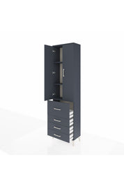 Arges Dolap 3 Raflı 4 Çekmeceli 2 Kapaklı 60x30x221 - S29M068V5A