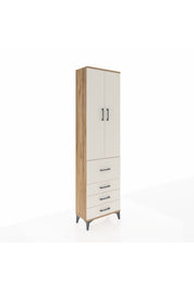 Arges Dolap 3 Raflı 4 Çekmeceli 2 Kapaklı 60x30x221 - S29M068V7A