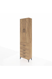 Arges Dolap 3 Raflı 4 Çekmeceli 2 Kapaklı 60x30x221 - S29M068V9A