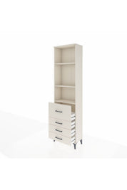 Arges Dolap 3 Raflı 4 Çekmeceli 60x30x221 - S29M069V1A