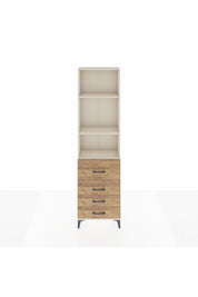 Arges Dolap 3 Raflı 4 Çekmeceli 60x30x221 - S29M069V3A