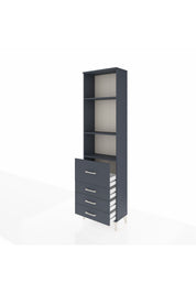 Arges Dolap 3 Raflı 4 Çekmeceli 60x30x221 - S29M069V5A