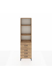 Arges Dolap 3 Raflı 4 Çekmeceli 60x30x221 - S29M069V9A