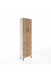 Arges Dolap 2 Raflı 3 Çekmeceli Tek Askılı 60x30x221 - S29M070V3A