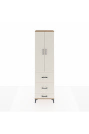 Arges Dolap 2 Raflı 3 Çekmeceli Tek Askılı 60x30x221 - S29M070V7A