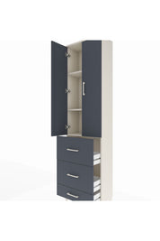 Arges Dolap 3 Raflı 3 Çekmeceli 2 Kapaklı 60x30x221 - S29M071V2A