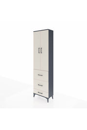 Arges Dolap 3 Raflı 3 Çekmeceli 2 Kapaklı 60x30x221 - S29M071V4A