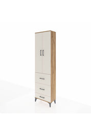 Arges Dolap 3 Raflı 3 Çekmeceli 2 Kapaklı 60x30x221 - S29M071V7A