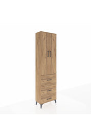 Arges Dolap 3 Raflı 3 Çekmeceli 2 Kapaklı 60x30x221 - S29M071V9A