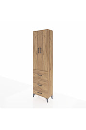 Arges Dolap 3 Raflı 3 Çekmeceli 2 Kapaklı 60x30x221 - S29M071V9A