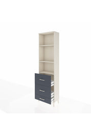 Arges Dolap 3 Raflı 3 Çekmeceli 60x30x221 - S29M072V2A