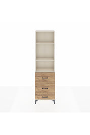 Arges Dolap 3 Raflı 3 Çekmeceli 60x30x221 - S29M072V3A