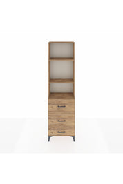 Arges Dolap 3 Raflı 3 Çekmeceli 60x30x221 - S29M072V9A