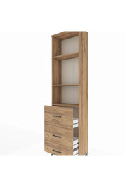 Arges Dolap 3 Raflı 3 Çekmeceli 60x30x221 - S29M072V9A