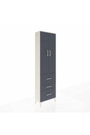 Arges Dolap 2 Raflı 3 Çekmeceli Tek Askılı 60x30x221 - S29M073V2A