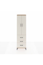 Arges Dolap 2 Raflı 3 Çekmeceli Tek Askılı 60x30x221 - S29M073V7A