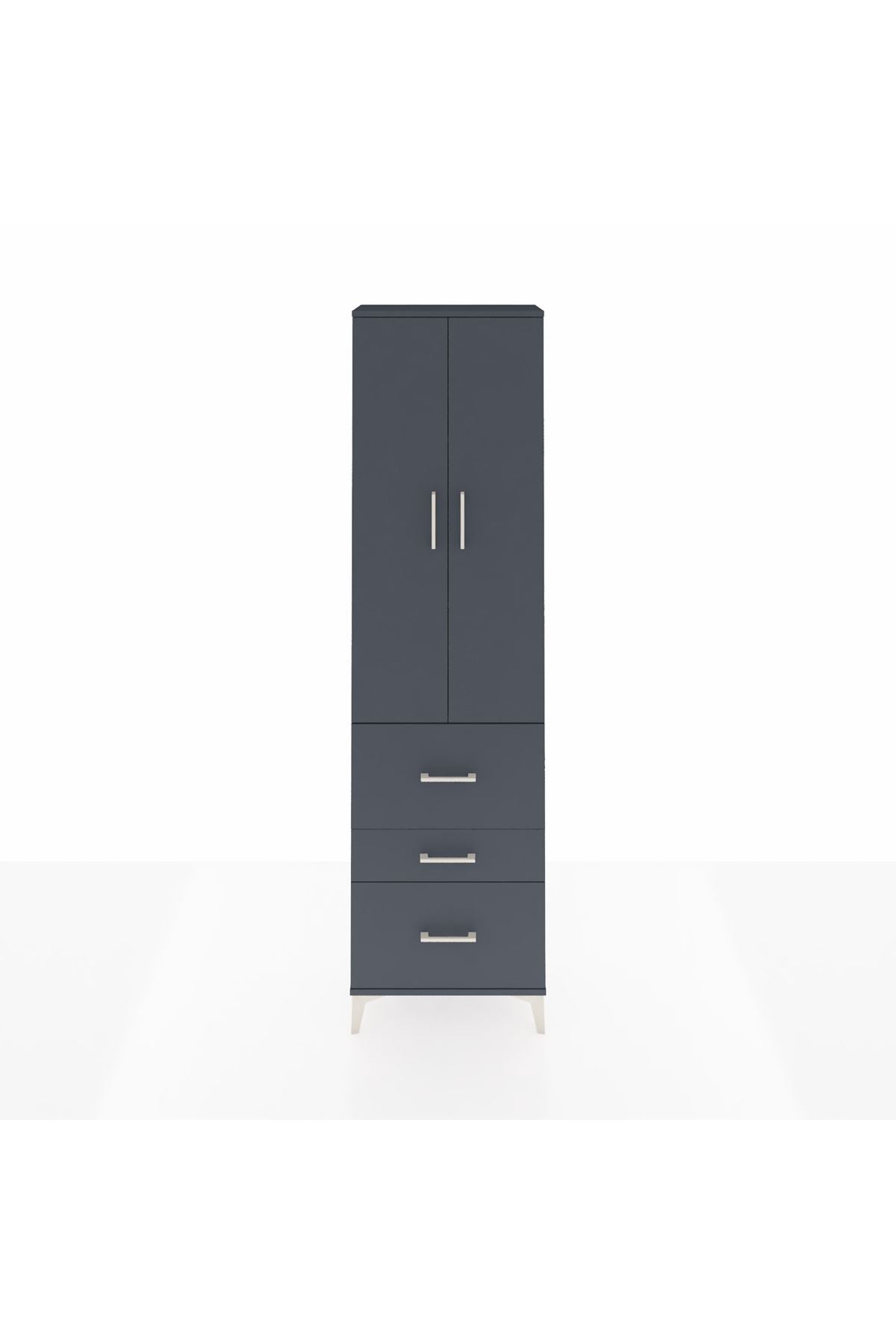 Arges Dolap 3 Raflı 3 Çekmeceli 2 Kapaklı 60x30x221 - S29M074V5A