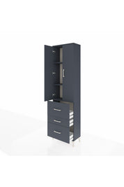 Arges Dolap 3 Raflı 3 Çekmeceli 2 Kapaklı 60x30x221 - S29M074V5A