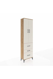 Arges Dolap 3 Raflı 3 Çekmeceli 2 Kapaklı 60x30x221 - S29M074V7A