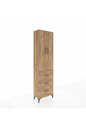 Arges Dolap 3 Raflı 3 Çekmeceli 2 Kapaklı 60x30x221 - S29M074V9A