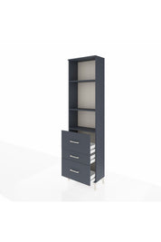 Arges Dolap 3 Raflı 3 Çekmeceli 60x30x221 - S29M075V5A